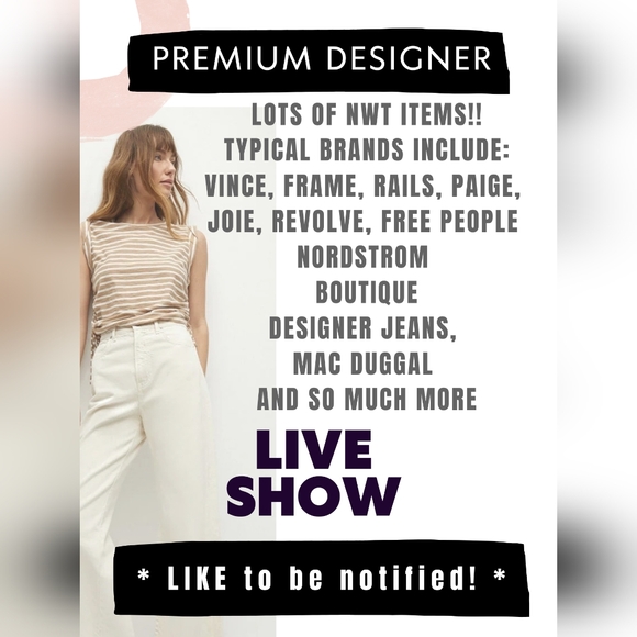 *LIVE SHOW * LIKE TO BE NOTIFIED Designer Brands - LOW Starts - Picture 7 of 8